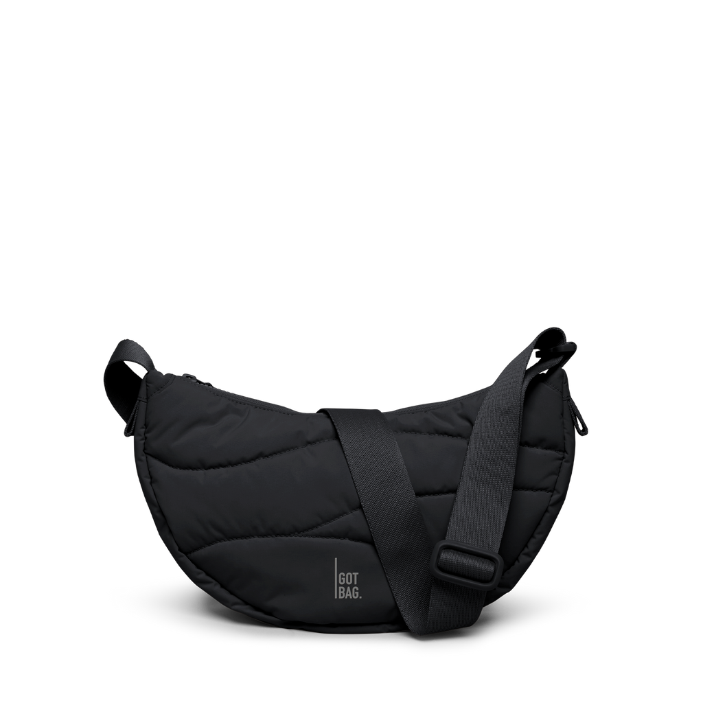 WAVY PUFFER MOON BAG SMALL